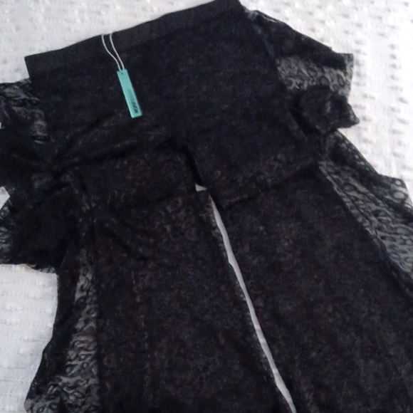 Fashion Nova leopard mesh cover-up  pants - Picture 5 of 8